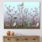 Designart - Chinoiserie With Birds and Peonies II - Traditional Canvas Wall Art Print
